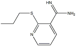 2-(propylsulfanyl)pyridine-3-carboximidamide Struktur