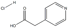 2-(pyridin-4-yl)acetic acid hydrochloride Struktur