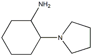 2-(pyrrolidin-1-yl)cyclohexan-1-amine Struktur