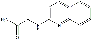 2-(quinolin-2-ylamino)acetamide Struktur