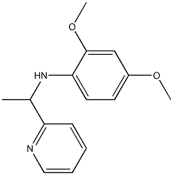 2,4-dimethoxy-N-[1-(pyridin-2-yl)ethyl]aniline Struktur