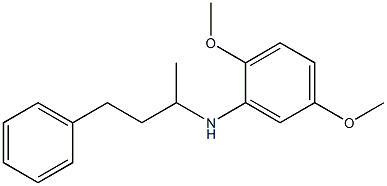 2,5-dimethoxy-N-(4-phenylbutan-2-yl)aniline Struktur