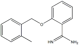 2-[(2-methylbenzyl)oxy]benzenecarboximidamide Struktur