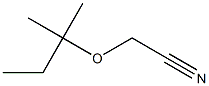 2-[(2-methylbutan-2-yl)oxy]acetonitrile Struktur