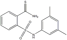 2-[(3,5-dimethylphenyl)sulfamoyl]benzene-1-carbothioamide Struktur