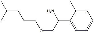 2-[(4-methylpentyl)oxy]-1-(2-methylphenyl)ethan-1-amine Struktur