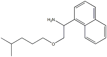 2-[(4-methylpentyl)oxy]-1-(naphthalen-1-yl)ethan-1-amine Struktur