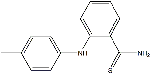 2-[(4-methylphenyl)amino]benzene-1-carbothioamide Struktur