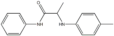 2-[(4-methylphenyl)amino]-N-phenylpropanamide Struktur