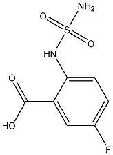 2-[(aminosulfonyl)amino]-5-fluorobenzoic acid Struktur