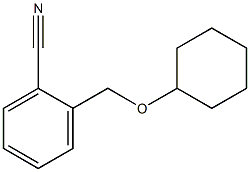 2-[(cyclohexyloxy)methyl]benzonitrile Struktur