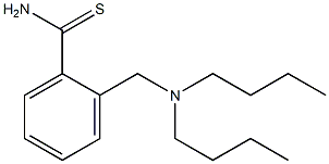 2-[(dibutylamino)methyl]benzene-1-carbothioamide Struktur