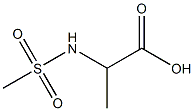 2-[(methylsulfonyl)amino]propanoic acid Struktur