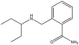 2-[(pentan-3-ylamino)methyl]benzamide Struktur