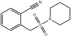 2-[(piperidine-1-sulfonyl)methyl]benzonitrile Struktur