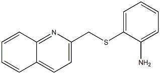 2-[(quinolin-2-ylmethyl)sulfanyl]aniline Struktur