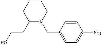 2-[1-(4-aminobenzyl)piperidin-2-yl]ethanol Struktur