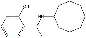 2-[1-(cyclooctylamino)ethyl]phenol Struktur