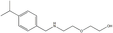 2-[2-({[4-(propan-2-yl)phenyl]methyl}amino)ethoxy]ethan-1-ol Struktur