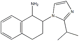 2-[2-(propan-2-yl)-1H-imidazol-1-yl]-1,2,3,4-tetrahydronaphthalen-1-amine Struktur