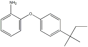 2-[4-(2-methylbutan-2-yl)phenoxy]aniline Struktur