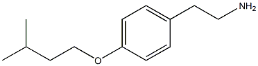 2-[4-(3-methylbutoxy)phenyl]ethanamine Struktur