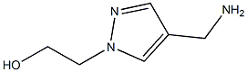 2-[4-(aminomethyl)-1H-pyrazol-1-yl]ethanol Struktur