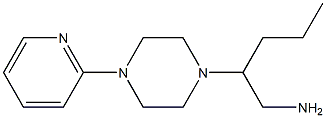 2-[4-(pyridin-2-yl)piperazin-1-yl]pentan-1-amine Struktur