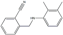 2-{[(2,3-dimethylphenyl)amino]methyl}benzonitrile Struktur