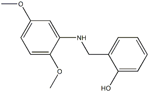 2-{[(2,5-dimethoxyphenyl)amino]methyl}phenol Struktur