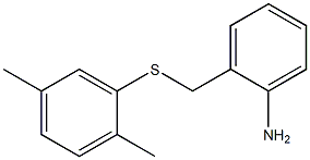 2-{[(2,5-dimethylphenyl)sulfanyl]methyl}aniline Struktur