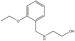 2-{[(2-ethoxyphenyl)methyl]amino}ethan-1-ol Struktur