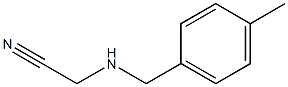 2-{[(4-methylphenyl)methyl]amino}acetonitrile Struktur