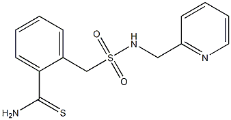 2-{[(pyridin-2-ylmethyl)sulfamoyl]methyl}benzene-1-carbothioamide Struktur