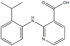 2-{[2-(propan-2-yl)phenyl]amino}pyridine-3-carboxylic acid Struktur