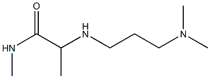 2-{[3-(dimethylamino)propyl]amino}-N-methylpropanamide Struktur