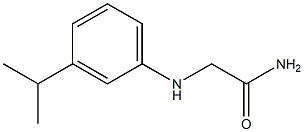 2-{[3-(propan-2-yl)phenyl]amino}acetamide Struktur