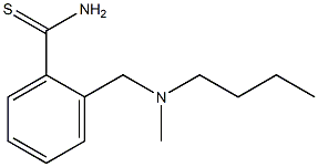 2-{[butyl(methyl)amino]methyl}benzenecarbothioamide Struktur