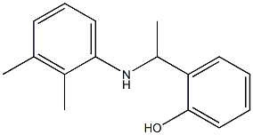 2-{1-[(2,3-dimethylphenyl)amino]ethyl}phenol Struktur