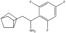 2-{bicyclo[2.2.1]heptan-2-yl}-1-(2,4,6-trifluorophenyl)ethan-1-amine Struktur