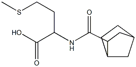 2-{bicyclo[2.2.1]heptan-2-ylformamido}-4-(methylsulfanyl)butanoic acid Struktur