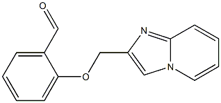 2-{imidazo[1,2-a]pyridin-2-ylmethoxy}benzaldehyde Struktur