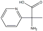 2-amino-2-pyridin-2-ylpropanoic acid Struktur