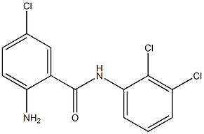 2-amino-5-chloro-N-(2,3-dichlorophenyl)benzamide Struktur