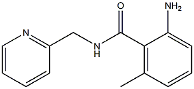 2-amino-6-methyl-N-(pyridin-2-ylmethyl)benzamide Struktur