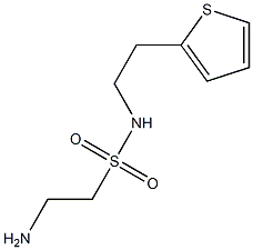 2-amino-N-(2-thien-2-ylethyl)ethanesulfonamide Struktur