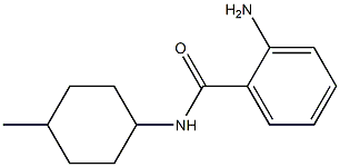 2-amino-N-(4-methylcyclohexyl)benzamide Struktur