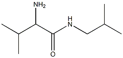 2-amino-N-isobutyl-3-methylbutanamide Struktur