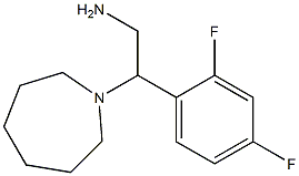 2-azepan-1-yl-2-(2,4-difluorophenyl)ethanamine Struktur