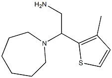 2-azepan-1-yl-2-(3-methylthien-2-yl)ethanamine Struktur